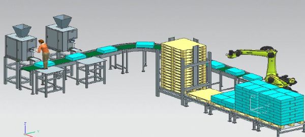自動碼垛機系統搬運機器人的特點