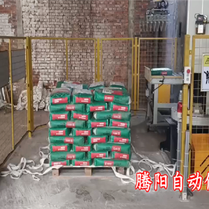 砂漿建材立柱碼垛機占地面積小中小企業也能實現自動碼垛