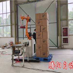 負載箱裝移動碼垛機器人碼垛高度2.5米